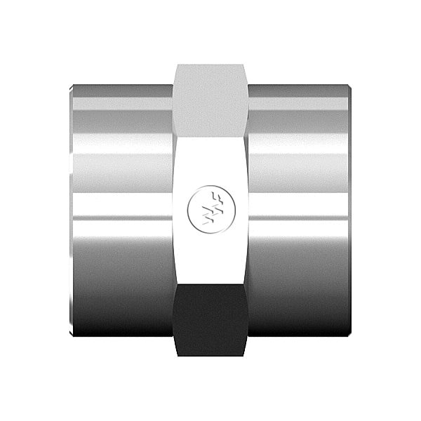 World Wide Fittings Hexagon Pipe Coupling Stainless Steel 5000X08X02SS - main